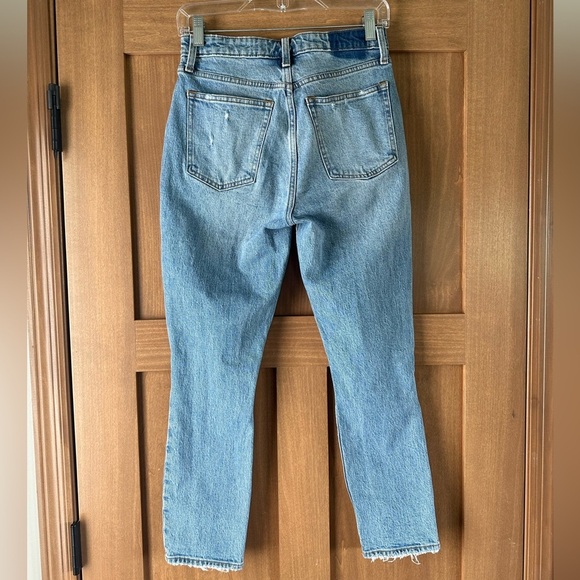 Abercrombie & Fitch Skinny High Rise Curve Love Distressed Jeans size 2 / 26 - Picture 6 of 12